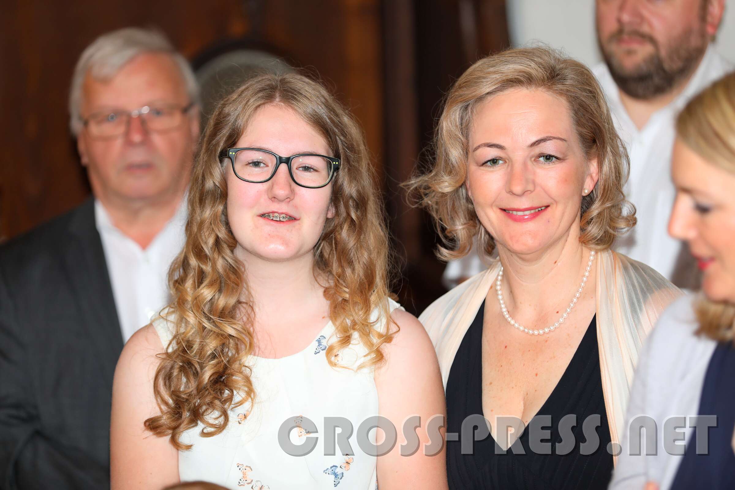 Firmung mit Abt Petrus und Altabt Berthold