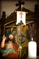 06.04.25_028c 'Wo ist, o Tod, dein Sieg? Wo ist, o Tod, dein Stachel?' (1Kor 15,55).   In Christus ist der Tod besiegt!   Pfarrkiche Weistrach am Begräbnistag.